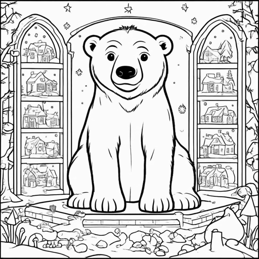 Christmas coloring page, level 2 Fun