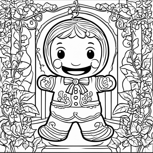 Christmas coloring page, level 3 Detailed