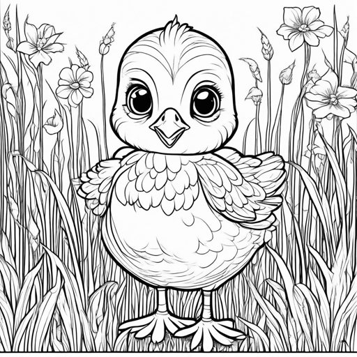 Farm Animals coloring page, level 3 Detailed