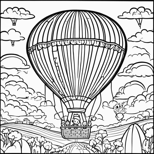Rainbows coloring page, level 2 Fun